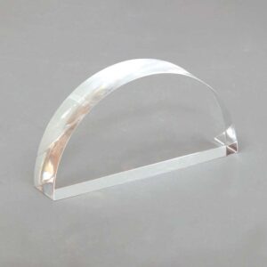 Block, Glass, Semi-Circular