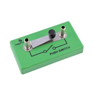 Monostable Push Switch with 4 mm Plug Connections – Supertek