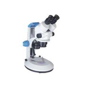 Stereo microscope with 3D viewing, LED illumination, and built-in HD camera for advanced lab use.